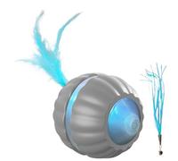 Genérico Electric Cat Toy, Interactive Pet Ball, 2.95x2.95x1.97 Inches Automatic Rolling Action, Motion-Activated Entertainment, Indoor Exercise Fun for Kitten, Cat, Puppy Training and Play