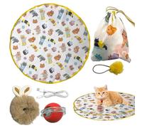 Generico Electric Cat Toy, Motion Activated Cat Toy, Chirping Cat Toy, Interactive Cats Toys, Electric Chirping Motion Activated Interactive Cats Toys for Play, Bored Indoor Cats