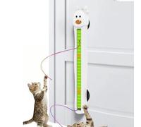 Genérico Electric Cat Toy - Wall Mounted Flying Rope | Rechargeable Cat Exercise Toys | Automatic Moving Educational Càt Toy, Adjustable Movement Mode, For Bored Kittens Adult Cats Indoor Play