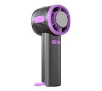 Genérico Electric Cooling Fan, High -Speed Semiconductor Cooler, 2,56 x 2,36 x 6,38 pulgadas, Digital Display, Compact Heat Reliefs Gadget for Outdoor Work, Travel, Beach and Gym Use