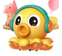 Genérico Electric Crawling Octopus Toy - Squid Dancing Toy | 16.5x15.5cm ABS Cartoon Animal Humidifier with Lights and Music, Remote Control Spray Modes, Kids Bedroom Bedside Table Sleep Time Gift