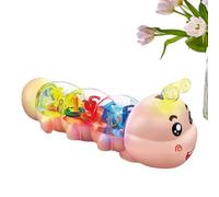 Genérico Electric Crawling Toy - Interactive Movement Play for Early Learning | ABS Resin with LED Glow Musical Motion Functions, Sensory Tracking Practice Toy, Indoor Floor Activity for