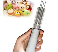 Genérico Electric Felting Needle Machine Kit, Electric Wool Felting Tool, Easy To Change Needle, Needle Felting Machine for Quick Felting, DIY Wool Painting, Felted Craft Work,2cm Stroke(5)