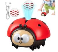 Genérico Electric Floating Ball Toy, Ladybug Interactive Learning Set, USB Rechargeable, 1 Piece, Red/Black, Sensory Skill Development for Classroom, Preschool, Travel, Christmas Reward