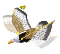 Generico Electric Flying Bird Toy, Automatic Hangable Bird Toys, 16.54x9.25 Inches Light and Sound, Interactive Pet Supplies for Indoor Cats, Stimulating Hunting, Jumping, Boredom Reliefs Play