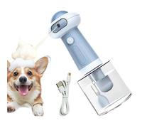 Genérico Electric Foaming Soap Dispenser, Recargable Automatic Foam Machine, Cat & Dog Bathing, Shower Frother & Cleaning Tool, Perfect for Washbasins & Glass, 400 ml