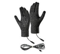 Genérico Electric Heating Gloves, Winter Gloves, 8,27 x 4,33 in USB Recargable con pantalla táctil, 3 modos de calor, Adjustable Warmth for Sports, Cycling, Outdoor Activities, Men, Women, Adjustable