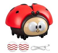 Genérico Electric Ladybug Suspended Ball Toy, Kids Electric Floating Ball, Rechargeable Sensory Development Flying Plaything, USB Rechargeable Design (Red)