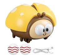 Genérico Electric Ladybug Suspended Ball Toy, Kids Electric Floating Ball, Rechargeable Sensory Development Flying Plaything, USB Rechargeable Design (Yellow)