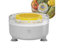 Genérico Electric Lettuce Spinner, Professional Produce Washer, Powerful Suction with Steady Base, Quick Dry Fruit Cleaner, Modern Style with Large Capacity, Countertop Accessory for Berry Cleaning