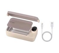 Genérico Electric Lunch Box | 26x12x7cm Rechargeable Warmer - Convenient Carrying Cordless Lunch Box With Stainless Steel Container - For Kids Boys Girls Men Women Work Travel School Meal Prep