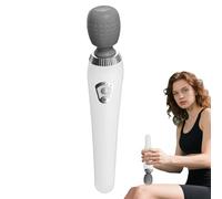 Genérico Electric Massager Wand | ABS, 10.2in X 2.1in X 3.2in, Rechargeable | Portable Vibrating Massage Hammer For Home, Office | Muscle Relief, Soother