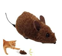 Genérico Electric Mice Toy, Interactive Cat Toy, 5.91x1.77in Automatic Kitten Plaything, Realistic Squeaky Sound, Motion Simulation Feature for Indoor Exercise, Boredom, Hunting
