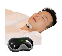Genérico Electric Mini Anti Snoring, Anti Snoring Devices, Sleep Apnea Stop Snore Electric Snore Stopper Devices with Intelligent Throat Massages Snoring Solution Machine for Better Sleep