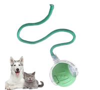 Genérico Electric Pet Toy Ball - 16.14x2.17x2.17in Automatic Cat Teaser Ball | Cat Balls | Automatic Rolling Cats Interactive Toys | Electric Balls with Tail Rope for Indoor Outdoor Exercise Hunting