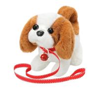 Genérico Electric Plush Dog - Tail Wagging Animal Toys | Dog Figures with Soft Fabric, Nodding Animal with Sound Action, Kids Gift Set, Birthday for Kids Boys Girls