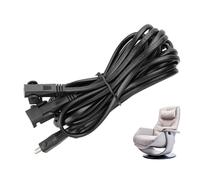 Genérico Electric Reclining Couch Cord, Multi-Purpose 1-to-2 Cable, Black Recline Cord for Dormitory, Studio, Home Use, Long Durable Cable for Recliners