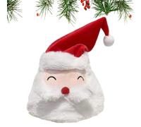 Genérico Electric Santa Hat - Festive Holiday Headwear Battery Powered Lights | Soft Plush Material for Parties, Home, Office, Christmas Events, Holiday Celebrations for Family Gatherings
