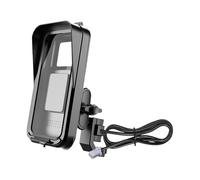 Genérico Electric Scooter Phone Holder - Waterproof Handlebar Mount for Secure Cycling, Adjustable Gadget with Stable Grip, Phone Accessory for Driving, Road Navigation, GPS Viewing, Video Recording