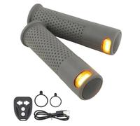 Genérico Electric Scooter Turn Signals - 5,27 x 1,61 pulgadas E Scooter Handlebar Turn Light | Remote Control LED Warning Lights For Road Mountain Bike Night Riding Commuting Travel Daily Parking Lote