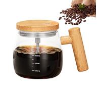 Generico Electric Self Stirring Mug - 400 ml Self Stirring Coffee Mug With Lid | Stirrings Coffee Cup With Comfortable Handle | Glass Selfs Mixing Mugs Wiith Lid For Home Company