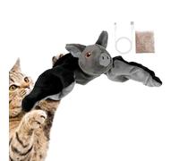 Genérico Electric Toy Mice, Plush Cat Toys, Interactive Cat Toy, Motion Activated Toy, Motion Activated Squeaky Toys Mice with Catnip for Interactive Indoor Play Soft Plush Electric Catnip Mice Toys