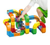 Genérico Electric Train Set - Track Building Toy with Light Sound | Interactive Fun Train Toys Educational Playset for Boys, Girls, Home, Indoor, Play Desk or Christmas Holiday, 1500g