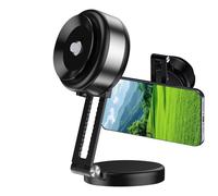 Genérico Electric Vacuum Phone Holder - Double Suction Cup Magnetic Mount, Extendable Design | Retractable Car Phone Stand For Dashboard, Windshield Navigation, Universal Smartphone Support