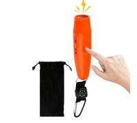 Genérico Electric Whistles - with Compass Battery Operated Adjustable 3 Tones - Handheld W Histle with Lanyard - For Soccer Football Coaches Referees Teachers Sports Training Outdoor Hiking
