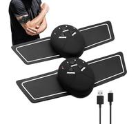 Genérico Electroestimulador Muscular - EMS Pecho Estilo Recargable Plus Masajeador 6 Modos para Refuerzo de Abdominales y Masaje Calmante Portátil Fitness Accesorio Entrenamiento Pro Kit