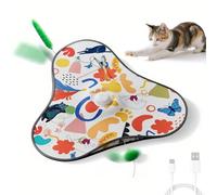 Genérico Electronic Cat Toys - Oxford Cloth Abs 63x55x5.8cm |Interactive Cat Toy, Quiet Game with Moving Concealed for Teasers, Apartment, Corner, Recargable Stimulating Catstoys Home