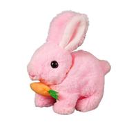 Genérico Electronic Jumping Rabbit, Walking Rabbit, Interactive Play Educational Toy Movement Sounds Walking Feature Hopping Action Twitching Nose, Plush Bunny for Easter Home Decoration