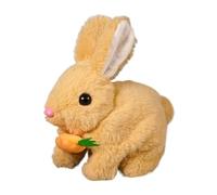 Genérico Electronic Jumping Rabbit, Walking Rabbit, Interactive Play Educational Toy Movement Sounds Walking Feature Hopping Action Twitching Nose, Plush Bunny for Easter Home Decoration