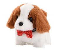 Genérico Electronic Pet Toy - Plush Interactive Walking Puppy Robot | Educational Learning Animal Doll | Barking Nodding Tail Wagging Companion Gift For Kids Early Development Playtime