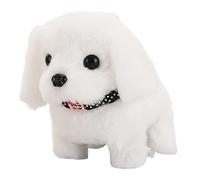 Genérico Electronic Pet Toy - Plush Interactive Walking Puppy Robot | Educational Learning Animal Doll | Barking Nodding Tail Wagging Companion Gift For Kids Early Development Playtime