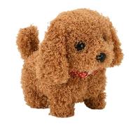 Genérico Electronic Pet Toy - Plush Interactive Walking Puppy Robot | Educational Learning Animal Doll | Barking Nodding Tail Wagging Companion Gift For Kids Early Development Playtime