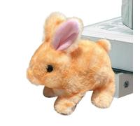 Genérico Electronic Plush Bunny Toy- Walking Realistic Rabbit, Interactive Stuffed Animal Doll | Simulation Pet Robot Electric Bunny Plush, Boys, Girls, Kids Companion for Home