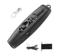 Genérico Electronic Whistle - Multi Purpose Whistling Gadget Adjustable 3 Different Loud | Handheld Outdoor Sports Safety USB Rechargeable | with Lanyard LED Light | For Referee Teacher Pet | 1200mAh