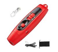 Genérico electrónico whistle, USB recargable Securely Whistling Device, Adorable 3 niveles Loudness Adjustable Sports Referee Whistle, Whistles Lanyard and LED Light for Outdoor, Teacher Use