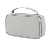 Genérico Electronics Organizer, Travel Cable Storage Case, compacto impermeable de doble capa, cargador Cord Pouch for Business, Outdoor and Everyday Use, 7,8 x 4,7 x 2,1 pulgadas, Gris, Se référer au