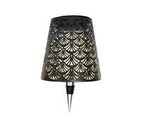 Genérico Elegant Bottle Light - Solar Powered Lamp for Festive Glow | Hollow Shadow Projection with Warm Illumination, Decorative Liquor Bottle Accent, Table Centerpiece for Kitchen Home Bar