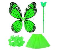 Genérico Elegant Butterfly Costumes - Cosplay Goose Outfit, Goose Clothes with Bright Decorative Wings, Garden Decoration, Yard Apparel, Lawn Outfit for Patio Courtyard Balcony Home Office Apartment