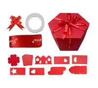 Genérico Elegant Gift Organizer - DIY Picture Box for Friends | Paper 8 Layer Wrapping Supplies, Love Memory Storage, Birthday Valentine Christmas Shower Party Planners Event Organizers Keepsake