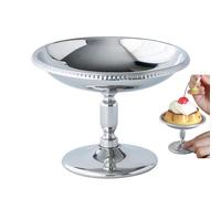 Genérico Elegant Ice Cup, Stainless Steel Bowl, Footed Salad Dish, Decorative Kitchen Table Accessory, Home Bar Picnic Dessert Plating Tool, Dining Gear for Afternoon Tea, Camping, Parties