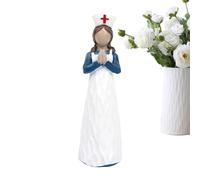 Genérico Elegant Miniature Sculpture - Desk Figurines for Souvenir | Collectible Accent with Artistic Finish, Home Office Shelf Cabinet Decor, Living Room Graduation Birthday Nurses Day Celebration