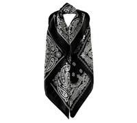 Genérico Elegant Silk Head Scarf - Lightweight Satin Hair Wrap | Soft Fashion Scarf with Stylish Designs, Breathable Cover with Adjustable Fit, Women Hair Accessory, Decorative Headscarf for Travel