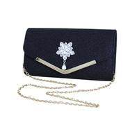 Generico Elegante bolso de noche - para implantación chic | Bolso de embrague | Las mujeres clutccch con un diseño sofisticado - para bodas, y eventos formales, Negro, riferimento