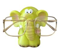 Genérico Elephant Glasses Holder - Eyewear Display Stand for Desk | Resin with , Non-Slip Eyeglass Organizer, Cute Cartoon Animal Stand for Home Office Bedroom Dorm and Living Room