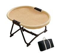 Generico Elevado para gatos | Hamaca suave portátil | Tumbona elevada plegable de exterior para perros, talla pequeña mediana interior exterior jardín viaje camping playa perro
