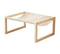 Generico Elevado para perros móvil desmontable para el descanso del perro | Cama de madera para perros de exterior, cama elevada para dormitorio, apartamento, dormitorio, casa, porche, balcón y